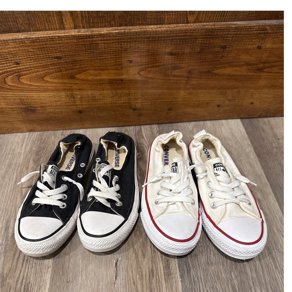 Converse Chuck Taylor All Star Shoreline Slip On Sneaker Lot Black White Women